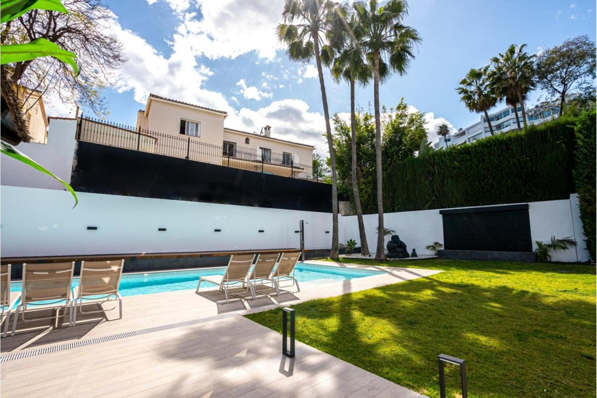Villa New Zacaluca Pool Sauna & Gym - Happy Rentals マルベーリャ エクステリア 写真